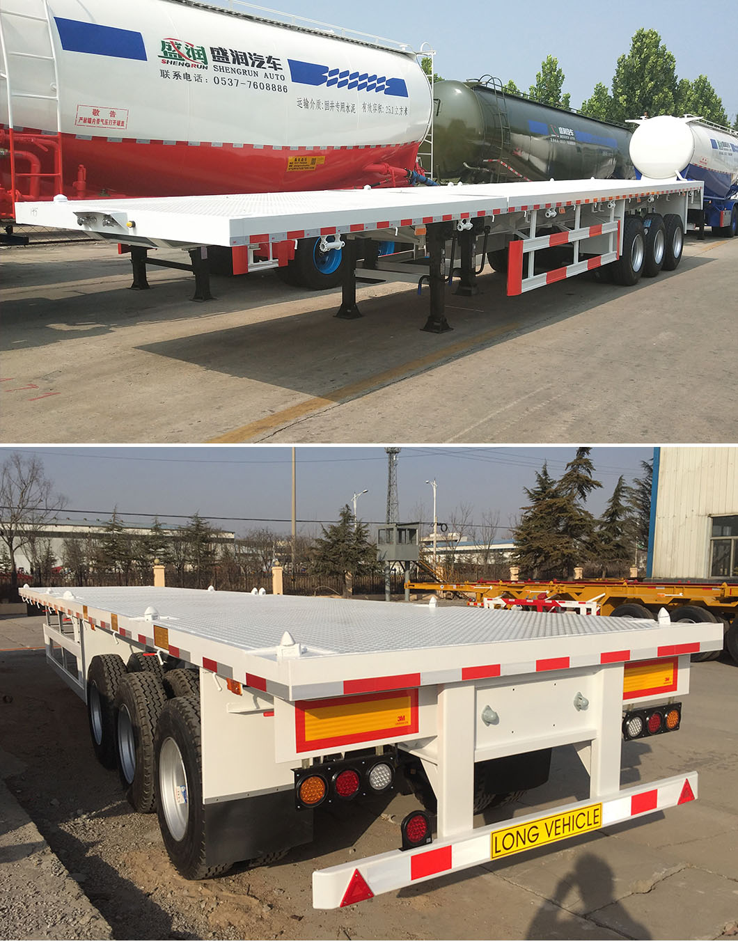 Container Flatbed Trailer