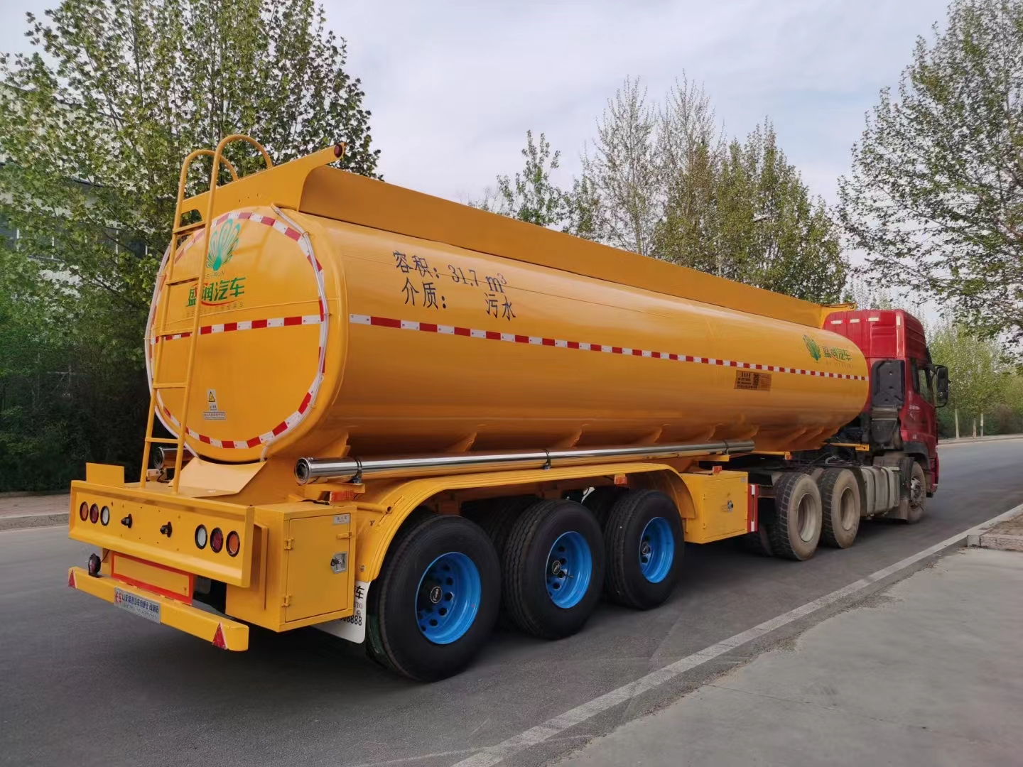 Sewage Waste Water Semi Trailer